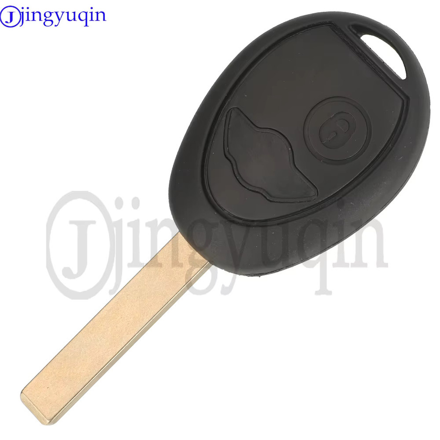 Jingyuqin 2-Tasten-Fernbedienung Autoschlüssel mit PCF7931 Chip für BMW Mini Cooper S R50 R53 2002-2005, Schwarz, 315/433 MHz - Bild 3