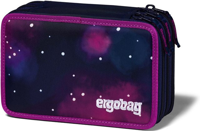 ergobag Maxi-Mäppchen Super Reflex Glow Bärlaxy in Lila/Mehrfarbig mit 3 Fächern - Bild 1