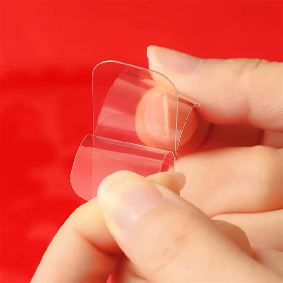 60er Set doppelseitiges Klebeband transparent, wiederverwendbare quadratische Klebehalterung für schwere Wandhalterungen und Aufkleber - Bild 3