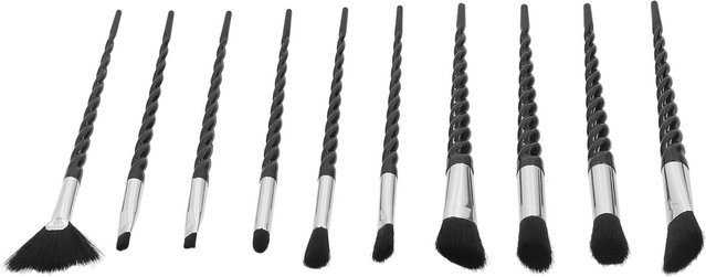 GoolRC Make-up Pinsel Set, 10 Stück, Schwarz, Spiralgriff - Bild 1