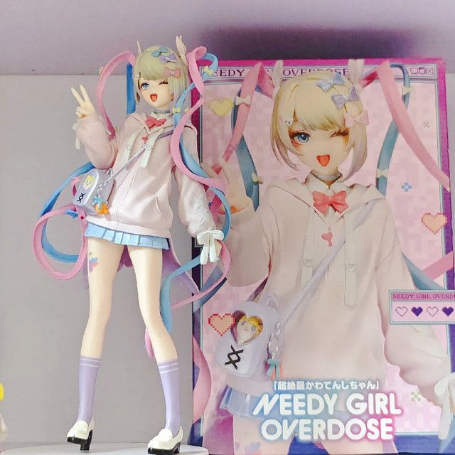 Bandai Anime Figur Needy Girl Overdose Parade Kangel aus PVC in Multicolor - Bild 1