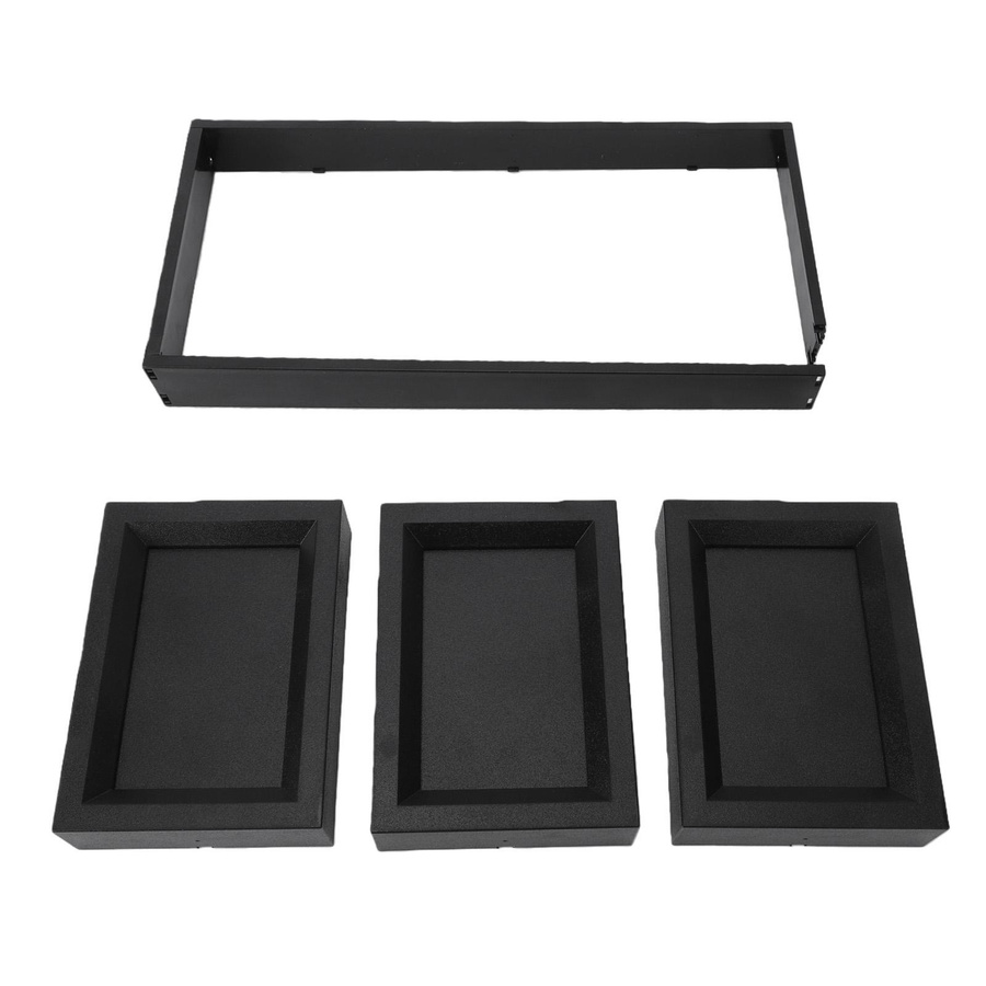 CosyHome Retro 3-Fächer-Fotorahmen für 3-Zoll-Bilder in Multi, Wand- und Tischrahmen mit Ständer und Haken - Bild 2