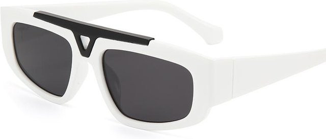Dote Sonnenbrille, Vollrand, square, Kunststoff, weiß, Damen - Bild 1