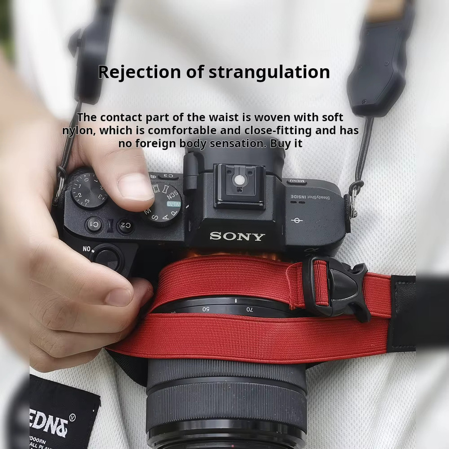 LVSHE Kamerastabilisierungsgürtel für Bergsteigen, Radfahren und Fotografie, kompatibel mit Sony Canon Fujifilm Nikon DSLR-Zubehör - Bild 5