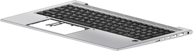 HP Notebook-Ersatzteil Gehäuse-Unterteil mit Tastatur in Silber (M07491-031) - Bild 1