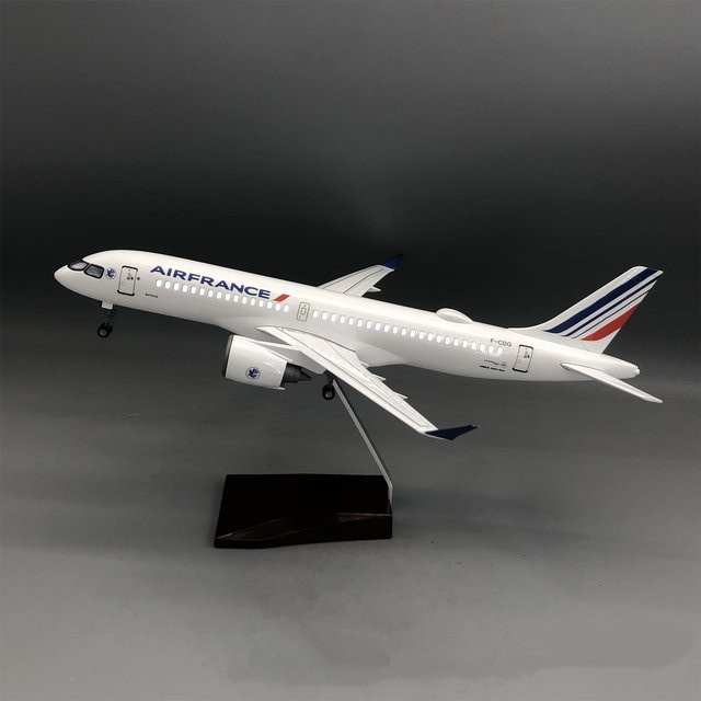 ZOCO Air France A220-300 Flugzeugmodell, Maßstab 1/100, Harz, ab 14 Jahren - Bild 1