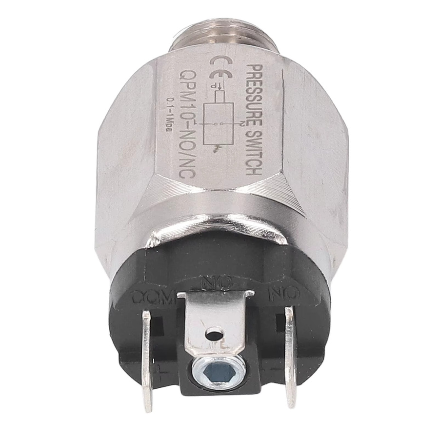 Aramox Pneumatischer 1/4-Zoll-Membran-Druckschalter aus Edelstahl und Gummi in Silber als Ersatz für Pumpen - Bild 3