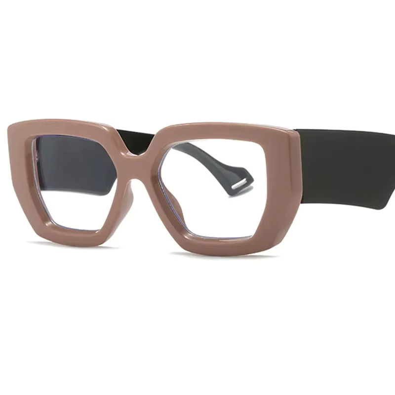 MDOD Korrektionsbrille, quadratisch, Vollrand, Kunststoff, Damen, transparent - Bild 2