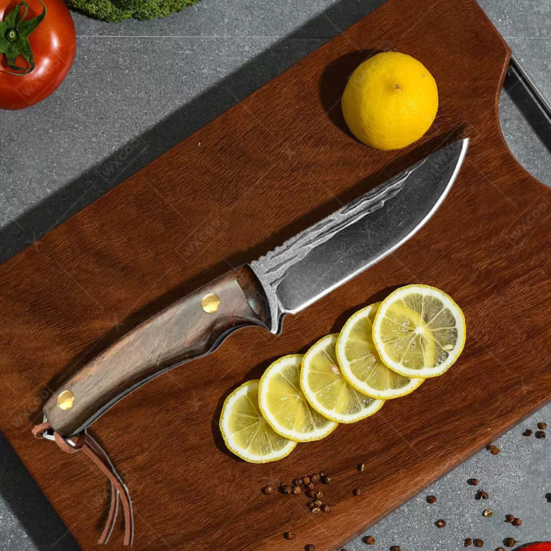 WXCOO Japanisches Ausbeinmesser aus Holz handgefertigt für Fleisch und Obst - Bild 4