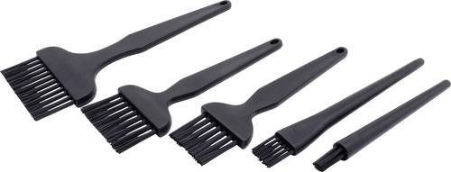 Quadrios ESD-Pinsel Set in Schwarz, Bürsten-Fläche Breite: 0,8 cm, Länge: 6,8 cm, 5 Stück - Bild 1