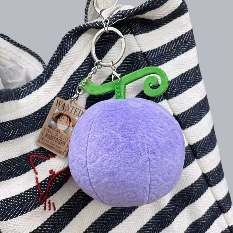 ONE PIECE Luffy Teufelsfrucht Spielzeug-Schlüsselanhänger, Plüsch / Textil - Bild 2