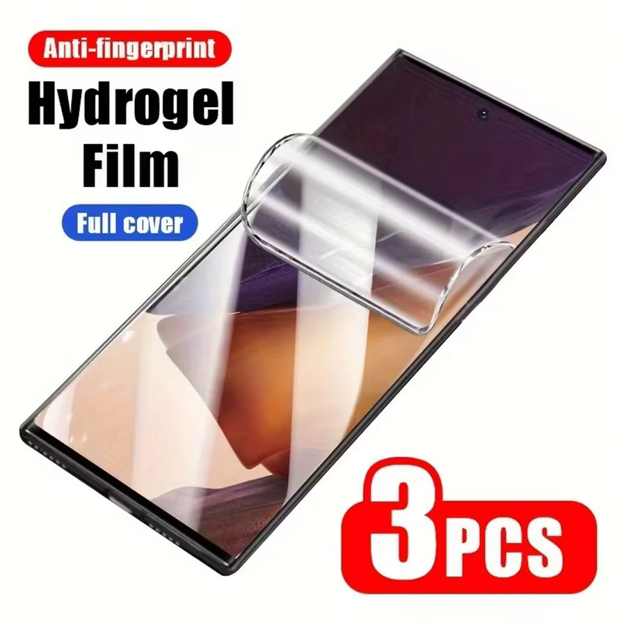 3er-Pack Hydrogel-Displayschutzfolie für Realme 12 Pro Plus, 11, 10, 9, 7 Pro, 7i, 8i, 9i, C67 4G, C55, C53, C33, C30, C21Y, C25Y, C31, C35 in Transparent - Bild 6