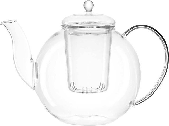 Leonardo Teekanne Armonia aus Glas mit Infuser, transparent, 1,2 l - Bild 1