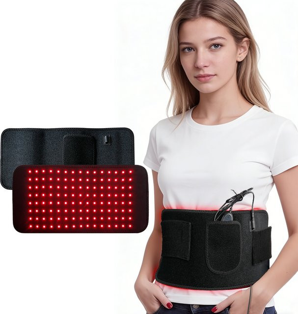 Raiuleko Rot- und Infrarot-Lichttherapie Massagegerät, Unisex, Schwarz - Bild 1
