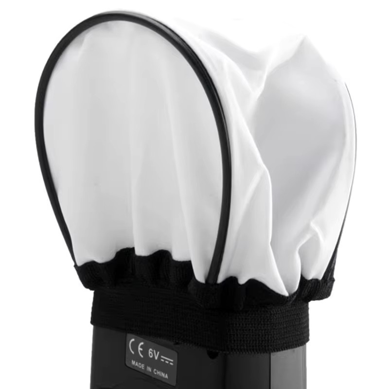 Universeller Speedlite Softbox-Diffusor in Weiß für DSLR-Kameras und Blitzlicht-Speedlights - Bild 3