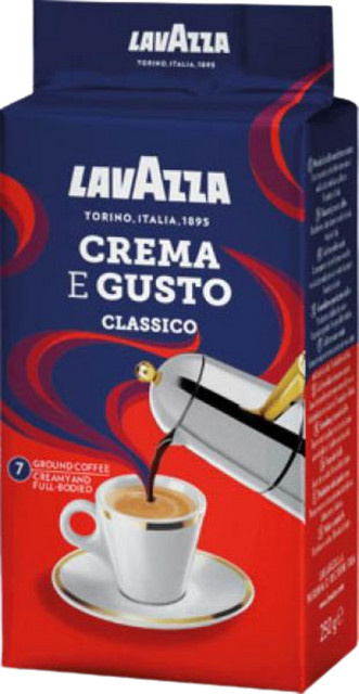 Lavazza Crema e Gusto Classico, Kaffee, gemahlen, 250g - Bild 1