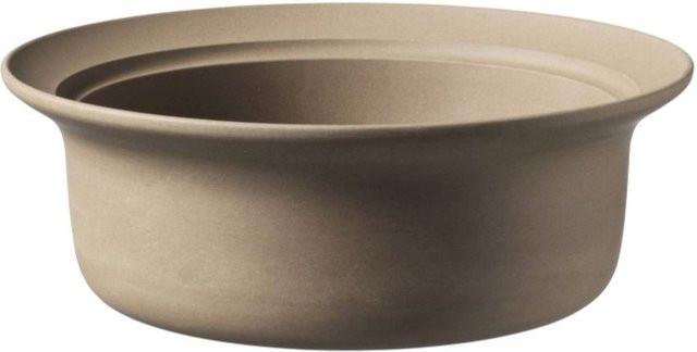 FDB Møbler Ildpot Schüssel aus Keramik in Braun und Beige, mikrowellen- und backofengeeignet - Bild 1