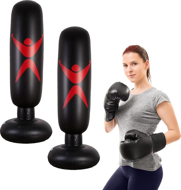 Aufblasbare Boxsack Fitness, vertikaler Boxen Tumbler, 160cm - Bild 1