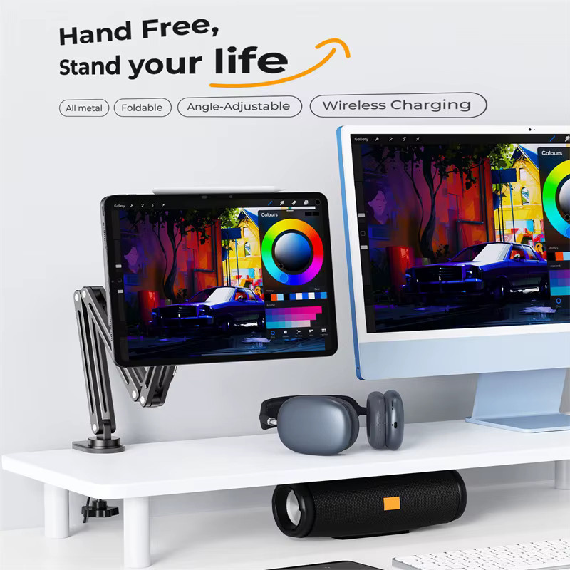 KUXIU X38Pro Max Magnetischer kabelloser Ladeständer für iPad Pro 11/13 Zoll M4 und iPad Air 11/13 M2 sowie iPad Pro 11/12,9 Zoll Tablet-Ständer - Bild 2