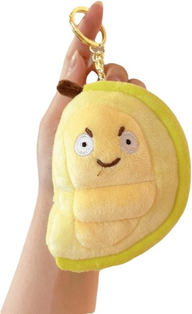 Yiran toy Anhänger, Durian Fruchtform, Plüsch, Kinder - Bild 1