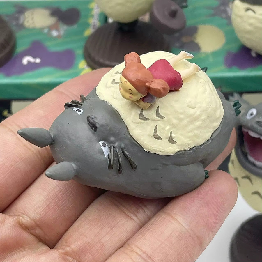 Bandai Totoro Blind Box, Desktop Ornament Figur, 6-teiliges Set, ab 14 Jahren - Bild 2