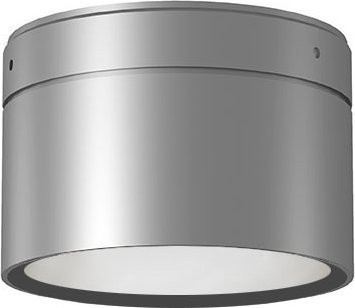 Top Light Puk! 80 One Avantgarde LED-Deckenleuchte in Chrom matt mit mattiertem Glas und warmweißem Licht (2700K) - Bild 1