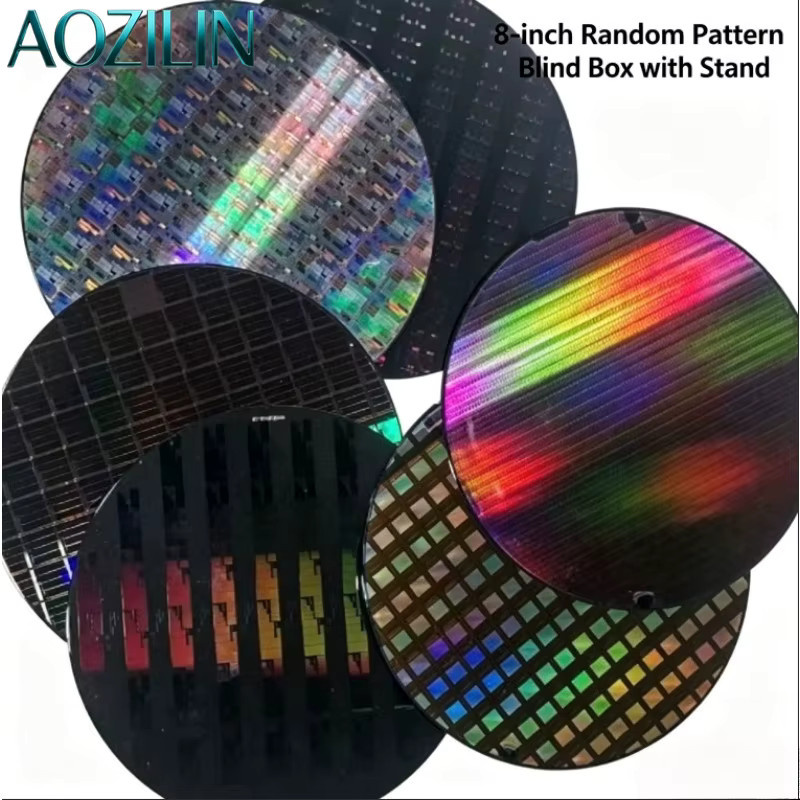 AOZILIN Silizium-Wafer Halbleiterchip als IC CPU Substrat für Display, Forschung und Lehre, Multicolor - Bild 3