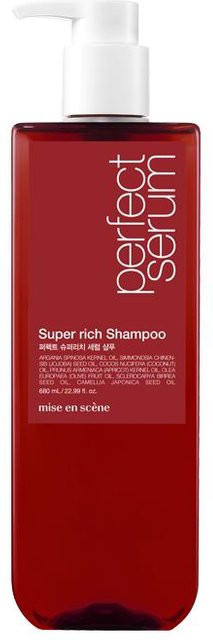 Mise En Scene Perfect Super Rich Serum Shampoo, 680 ml, strapaziertes Haar - Bild 1