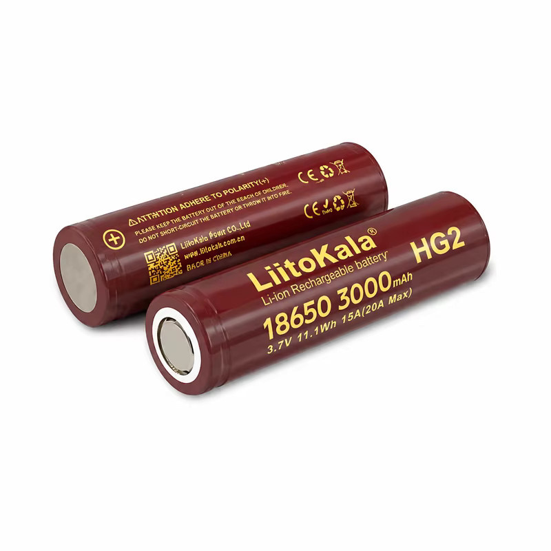 LiitoKala 18650 HG2 Lithium-Ionen-Akku mit 3000 mAh und 30A kontinuierlicher Entladung - Bild 5