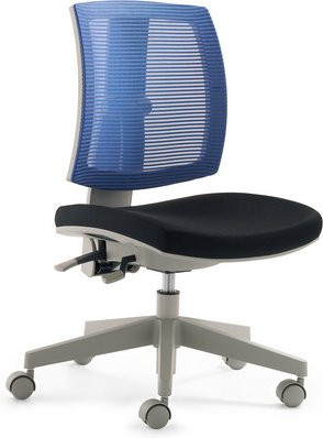 Mayer Sitzmöbel Drehstuhl 2432 in Blau mit Rollen, B/H: 59 x 97 cm - Bild 1