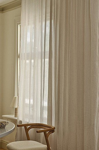 Jotex LAYER Multifunktionsgardine extra breit, Beige/Weiß/Transparent, Höhe: 275 cm - Bild 1