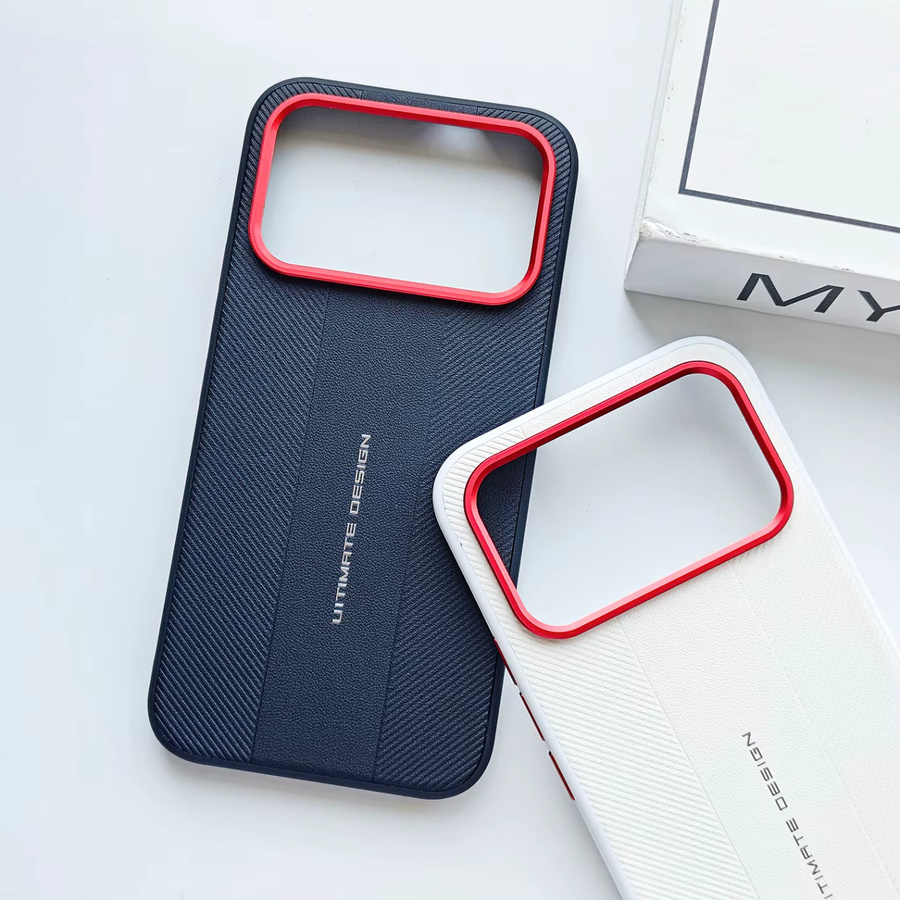 Luxus Schutzhülle aus Hart-PU für Huawei Honor 600 und Honor 600 Pro in Schwarz - Bild 2