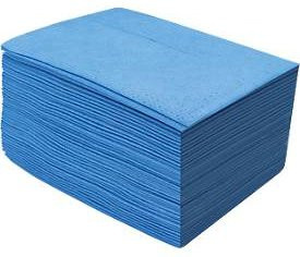 WIPEX-SPEZIAL Reinigungstücher, blau, 1-lagig, perforiert, reißfest, lebensmittelunbedenklich, 100 % Viskose, 10 x 40 Tücher - Bild 1