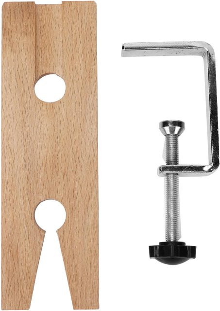 TOMTOP Juwelierbank mit Stiftklemme aus Holz in Beige - Bild 1