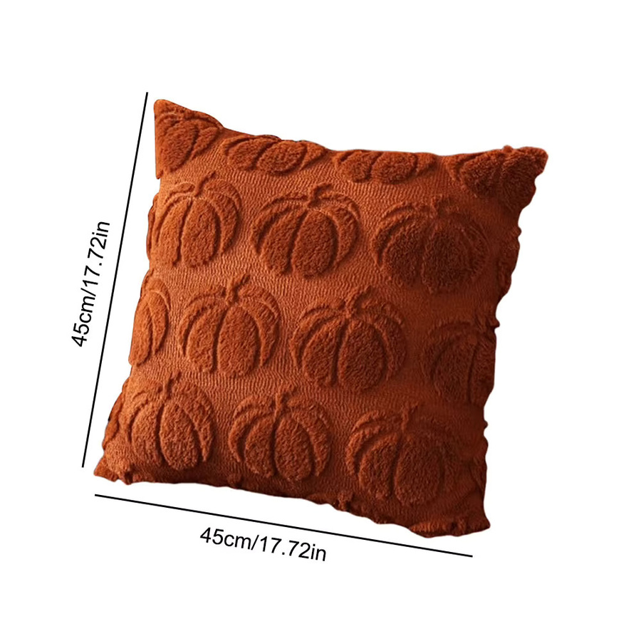 Alloet Kürbis Herbst Kissenbezüge für Sofa und Halloween Dekoration, B/B/H: 45 x 45 cm - Bild 6