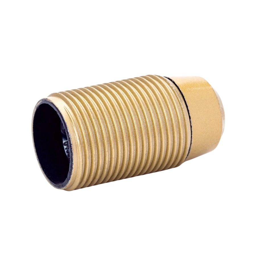 Orion Lightstyle Fassung mit E14 Schraubgewinde aus Kunststoff in Gold/Messing - Bild 1