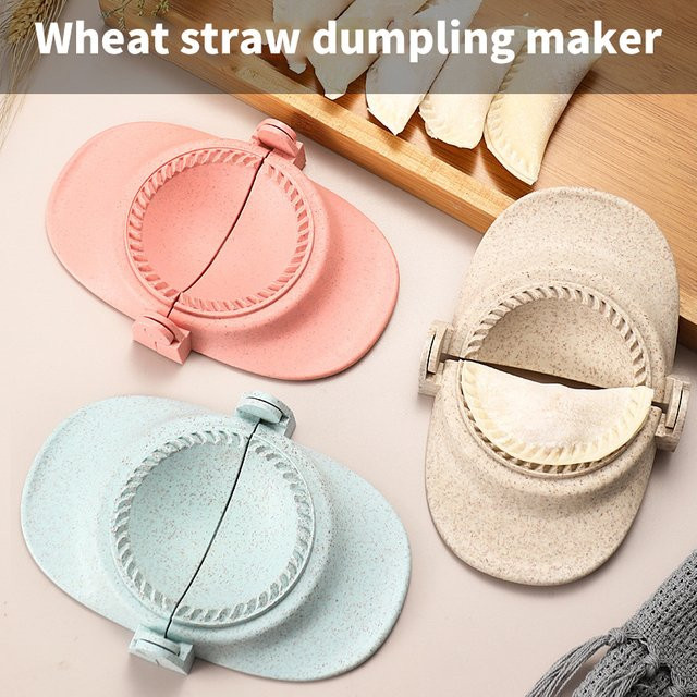 Knödel Maker aus Kunststoff in Beige für DIY Teigwaren und Jiaozi als praktische Küchenpresse - Bild 1