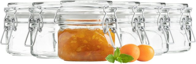 Mäser Einmachglas Gothika transparent, 6er Set, 300 ml - Bild 1