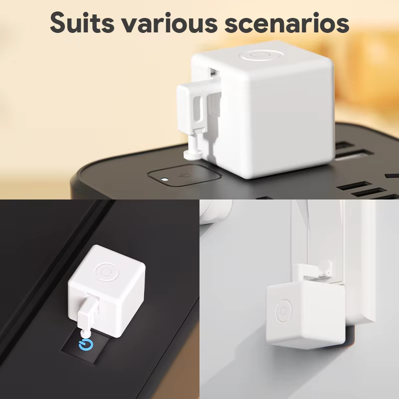 Tuya Plus Bluetooth Smart Fingerbot White – Smart Clicker Schalter-Taster-Bot mit App-Steuerung, kompatibel mit Alexa und Google Home - Bild 3