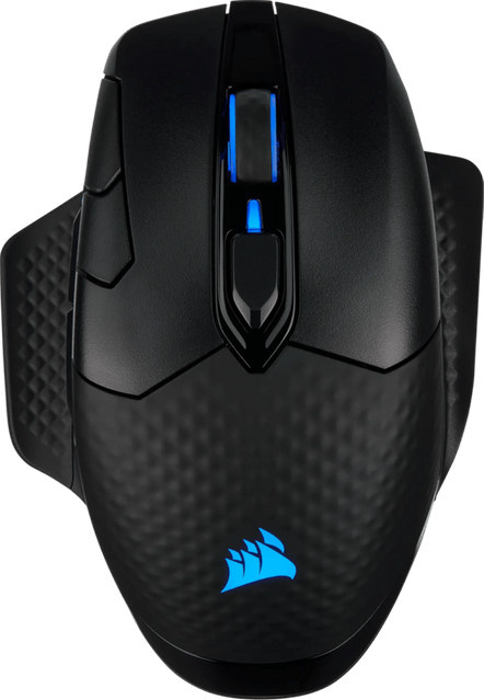 Corsair Dark Core RGB Pro Kabellose Gaming-Maus in Schwarz mit Bluetooth und USB-C Verbindung - Bild 1