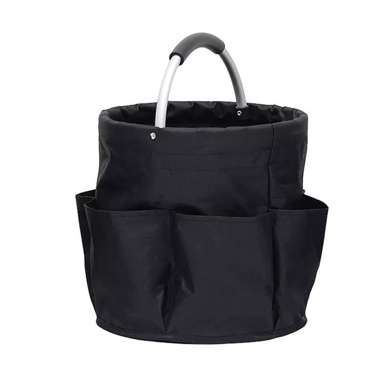 XYNN Aufbewahrungsorganizer-Tasche faltbarer Korb mit Griff, 17 l, navy blau - Bild 3