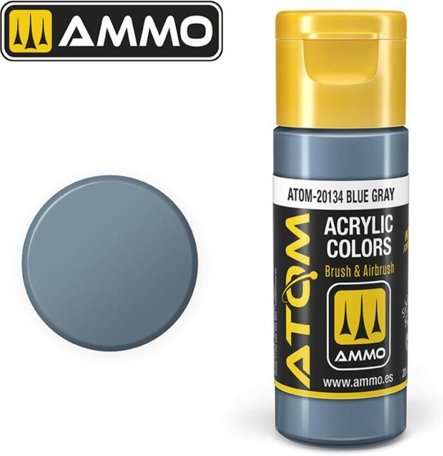 AMMO by MIG Jimenez Atom Color Blue Gray, Kunststoff - Bild 1