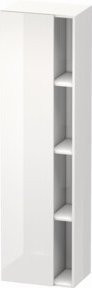 Duravit Hochschrank DuraStyle in Nussbaum natur und Weiß matt, B/T/H: 50 x 36 x 180 cm - Bild 1
