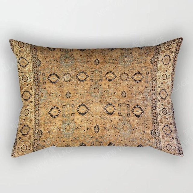 JMG Clothing Kissenbezug im Boho-Stil mit Nordischem Vintage-Design, Beige, Breite: 50 cm, Höhe: 30 cm - Bild 1