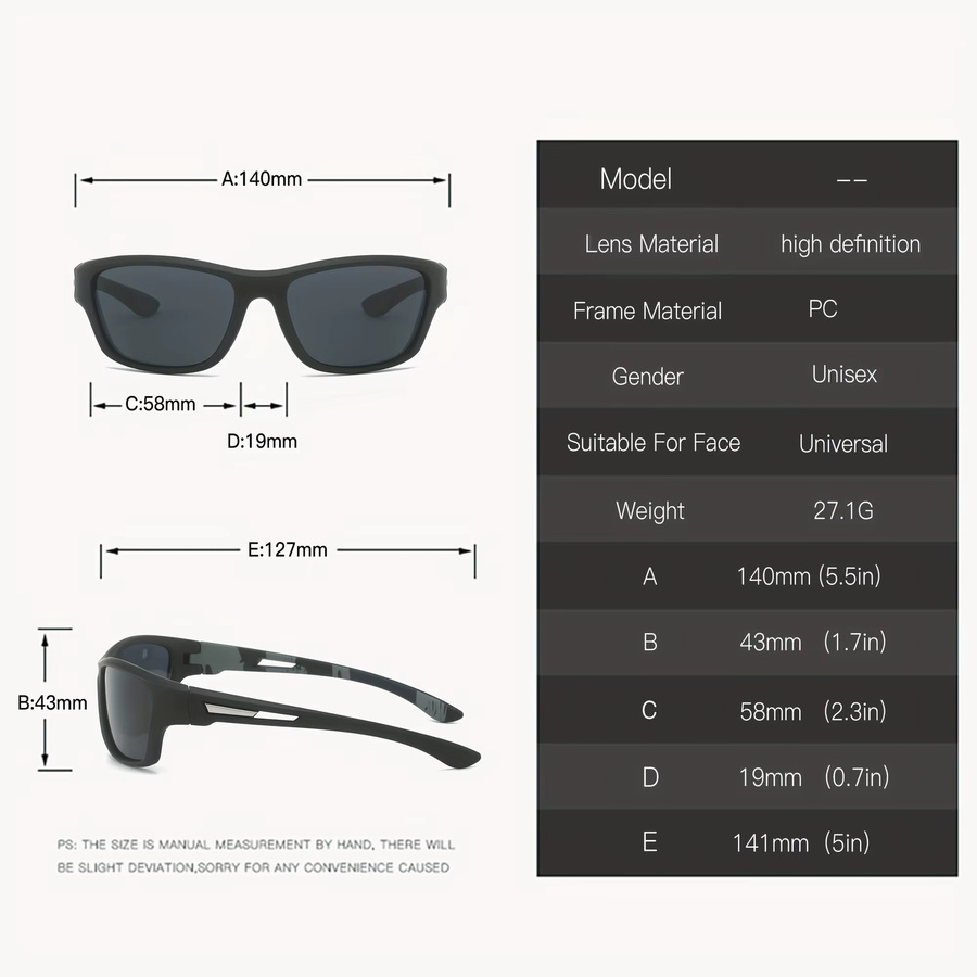 VEGUEROS Sportsonnenbrille, Vollrand, Kunststoff, Unisex - Bild 1