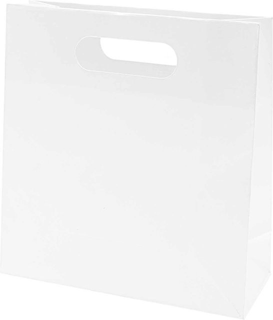 Rico Design Adventskalender Papiertüte weiß B: 20 cm, H: 21 cm - Bild 1