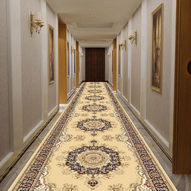 Moderner Flur Teppich Super Six in Beige mit geometrischem Design, B/T: 60 x 100 cm - Bild 1