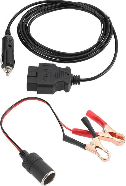 CosyHome OBD II Fahrzeug-ECU Notstromversorgungskabel 12V Speicherschutz in Schwarz - Bild 1
