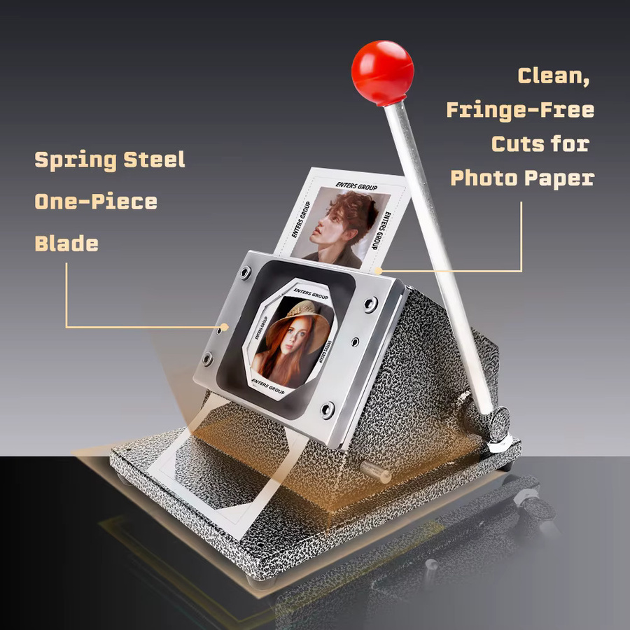 Individuelles Foto-Kit für Kühlschrankmagneten mit Button-Maker-Maschine, Schneidegerät und 100 Magneten, 2x2 Zoll, aus Metall - Bild 2