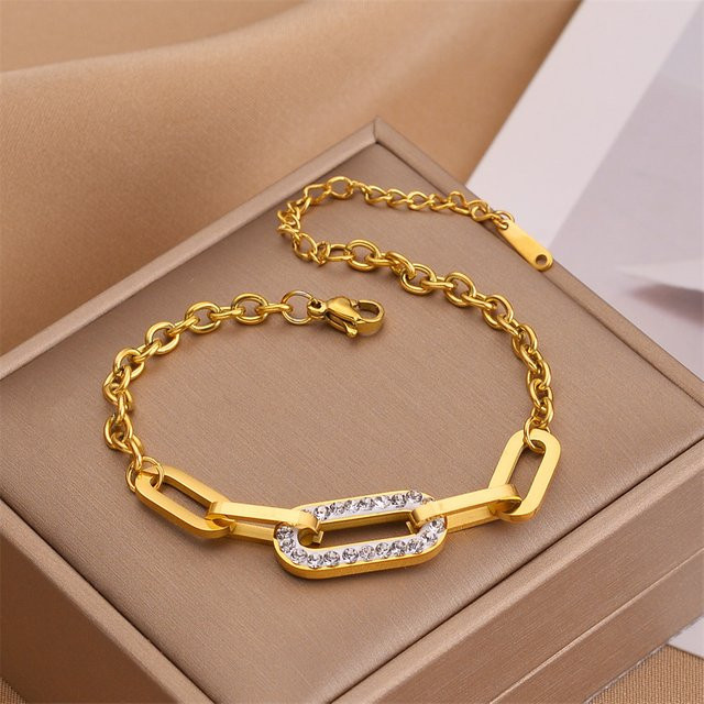 DIEYURO Armband, Edelstahl, Gold, Damen - Bild 1